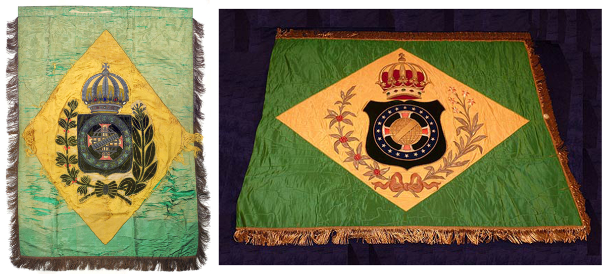 Bandeira Imperial 1827 Igreja de Carmen de Patagones Argentina