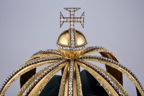 Coroa Imperial Dom Pedro II Detalhe Cruz